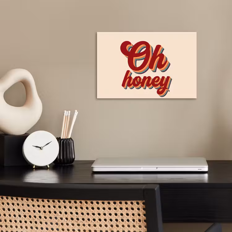 Affiche - Oh honey - Red - Shadow — 2