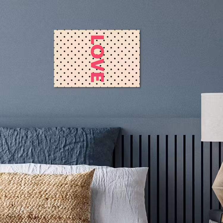 Affiche - Amour - Points - Rose — 3