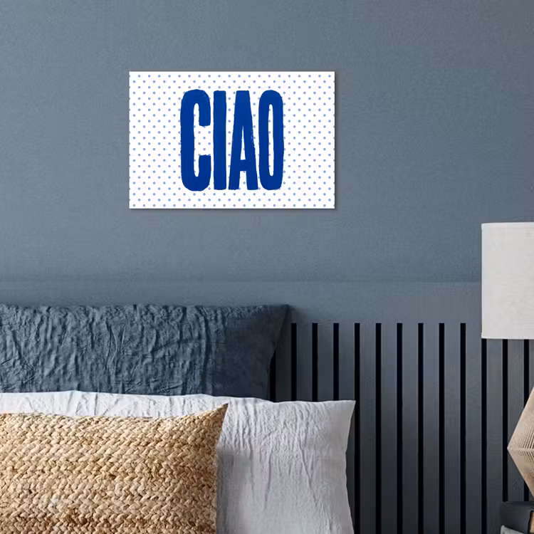 Affiche - Ciao - Bleu - Points — 3