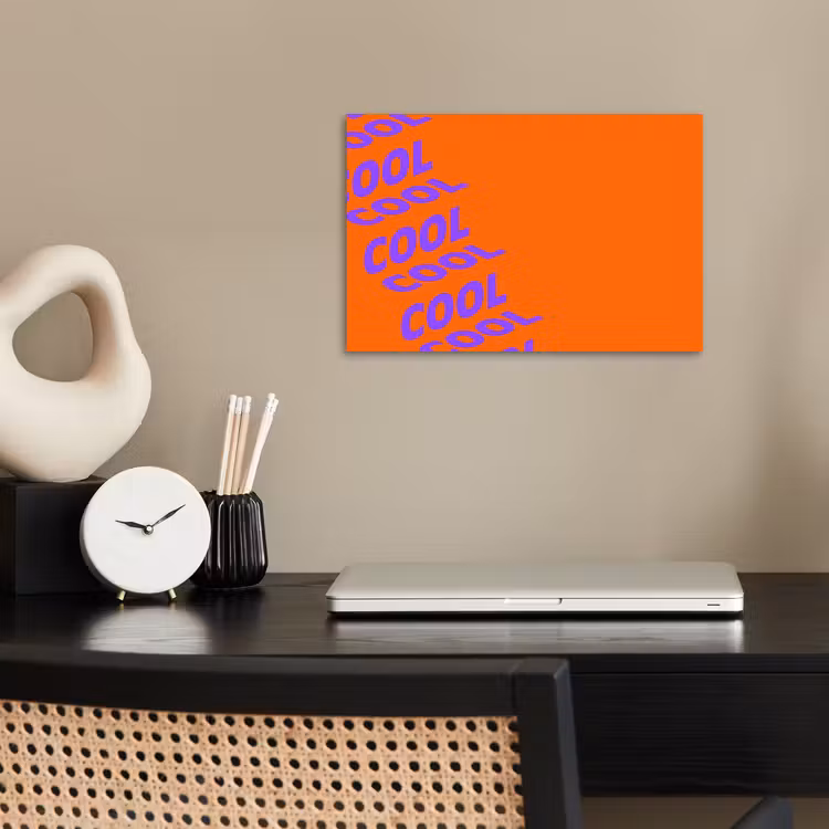 Affiche - Cool - Violet - Orange — 2