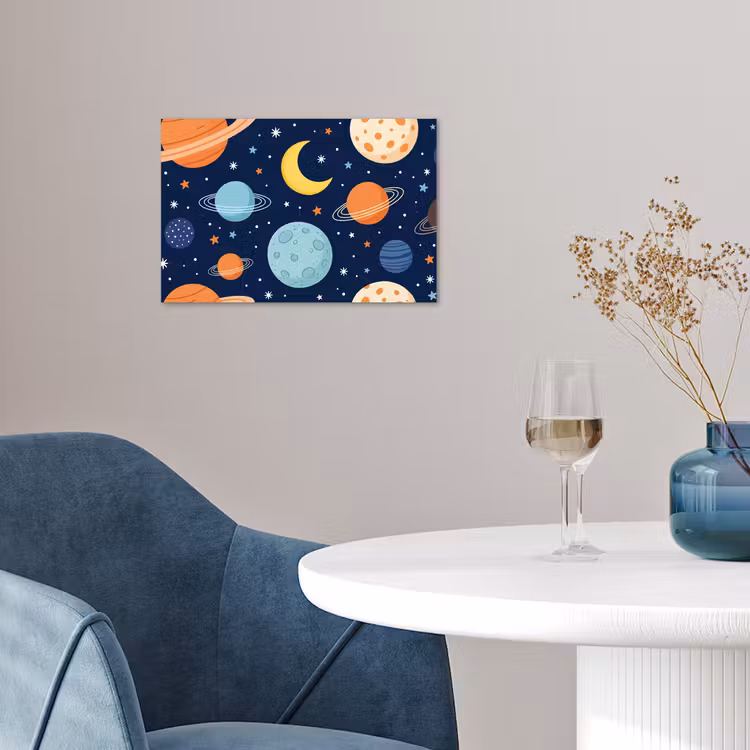 Affiche - Espace - Planètes - Colorées — 4