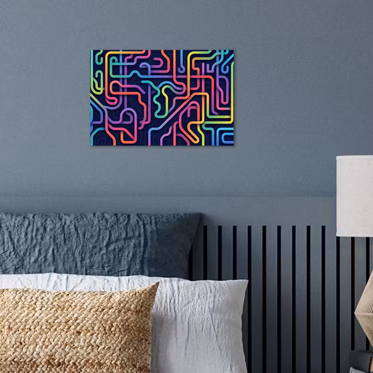 Affiche - Rétro - Abstrait - Néon — 3