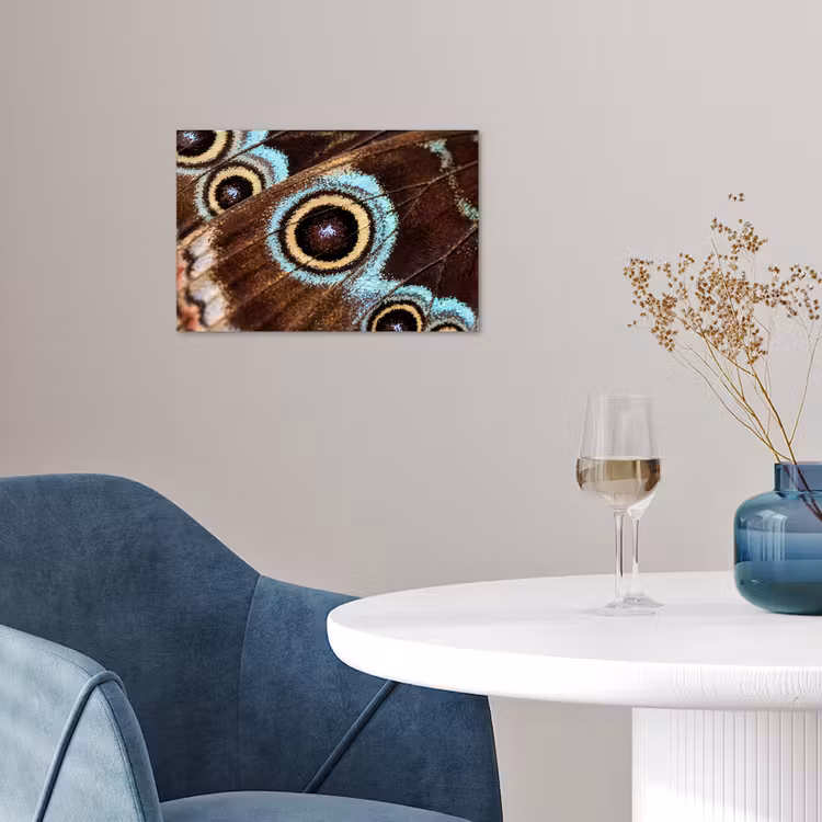 Affiche - Ailes - Papillon - Bleu — 4