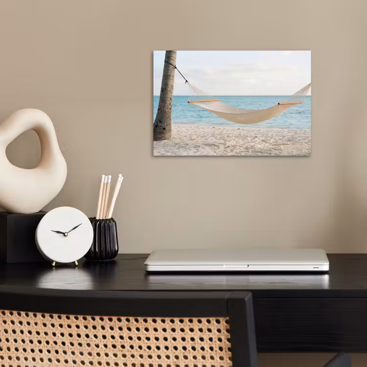 Affiche - Hamac - Plage - Blanc — 2