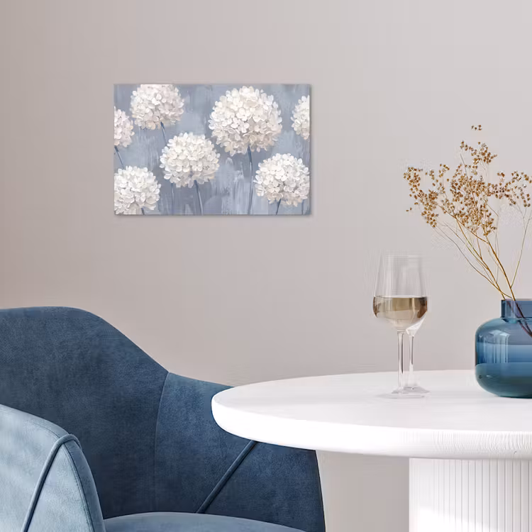 Affiche - Fleurs - Illustration - Bleu — 4