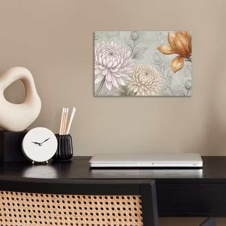 Affiche - Illustration - Fleurs - Vert — 2