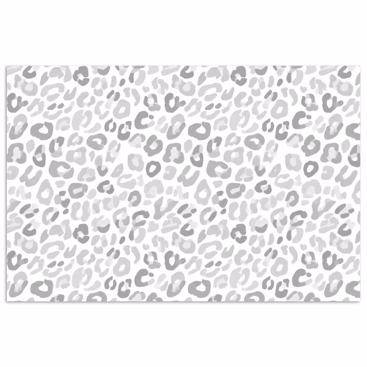 Affiche - Léopard - Motif - Gris — 1