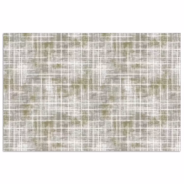 Affiche - Lin - Motif - Vert — 1