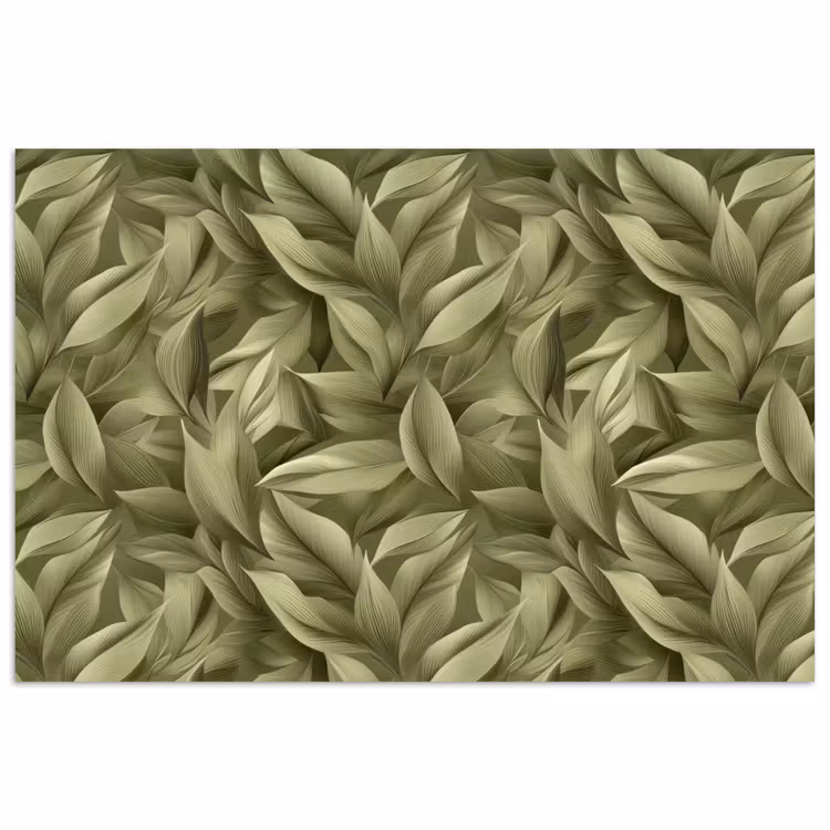 Affiche - Feuilles - Moderne - Vert — 1