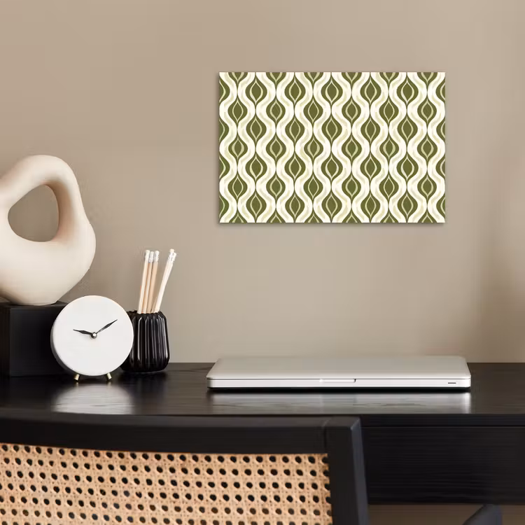 Affiche - Motif - Rétro - Vert — 2