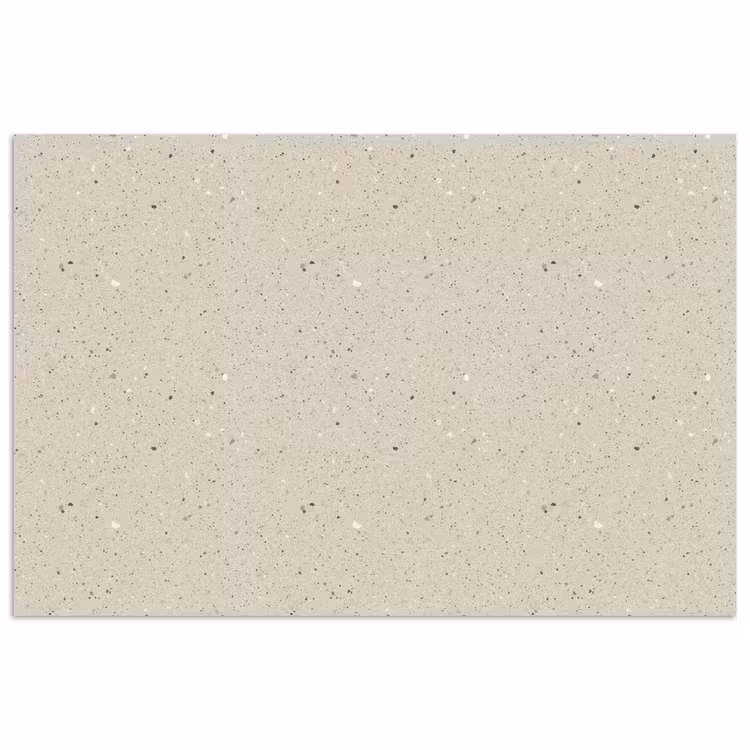 Affiche - Beige clair - Terrazzo - Gris — 1