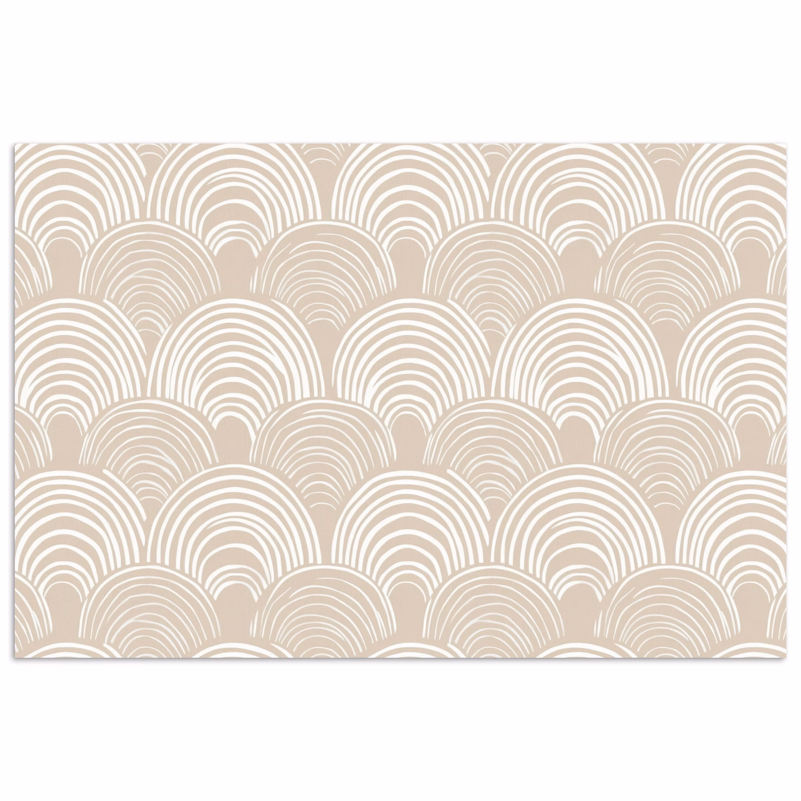 Affiche - Ondes - Texture - Beige — 1