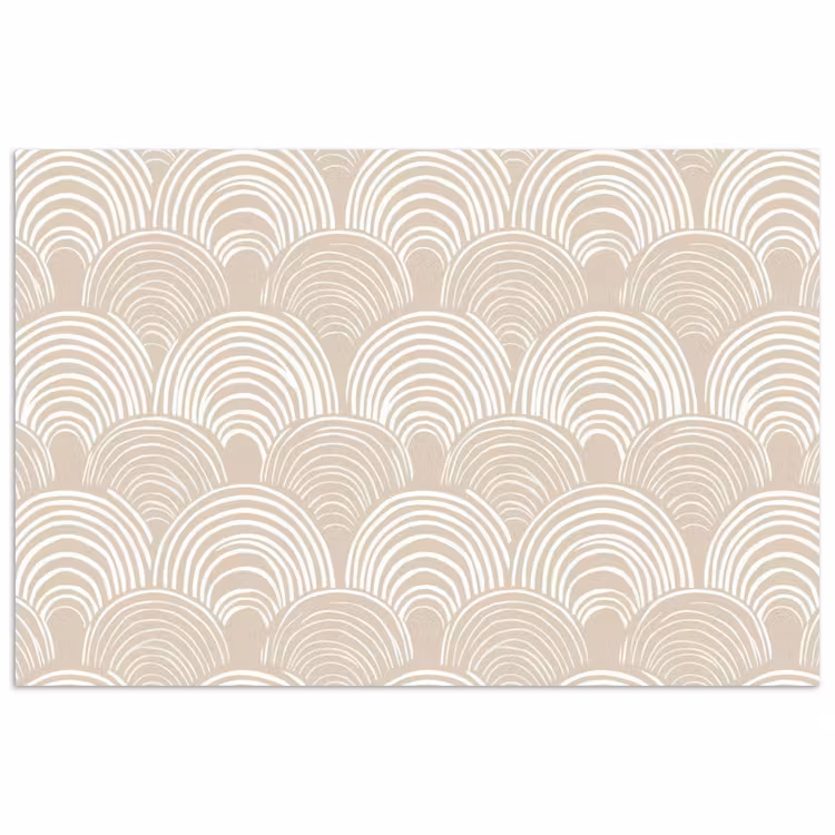Affiche - Ondes - Texture - Beige — 1