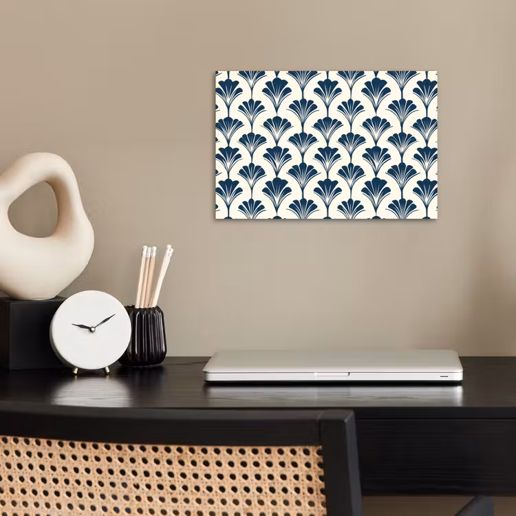 Affiche - Classique - Motif - Bleu — 2
