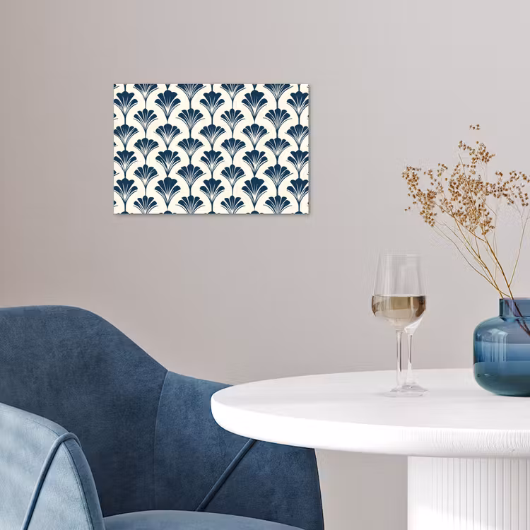 Affiche - Classique - Motif - Bleu — 4