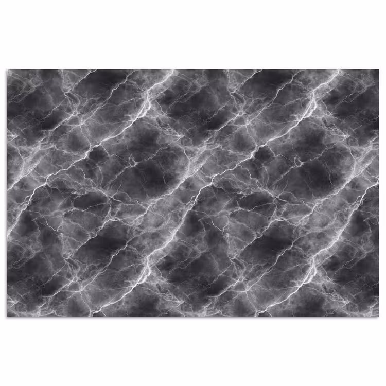 Affiche - Gris foncé - Eclair - Marbre — 1