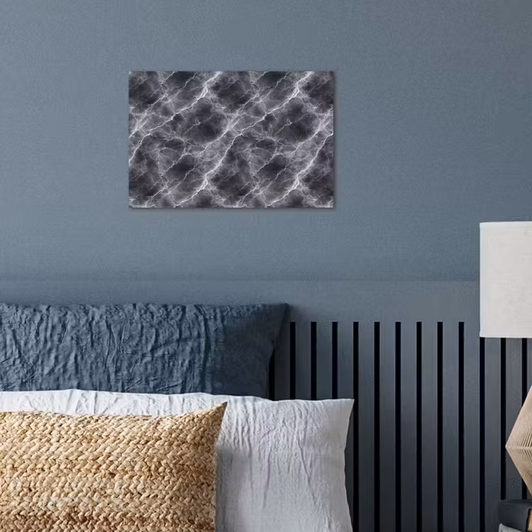 Affiche - Gris foncé - Eclair - Marbre — 3