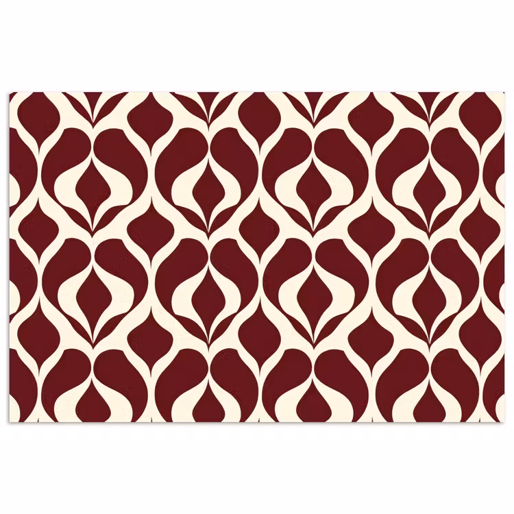 Affiche - Rouge - Drop pattern - Graphic — 1