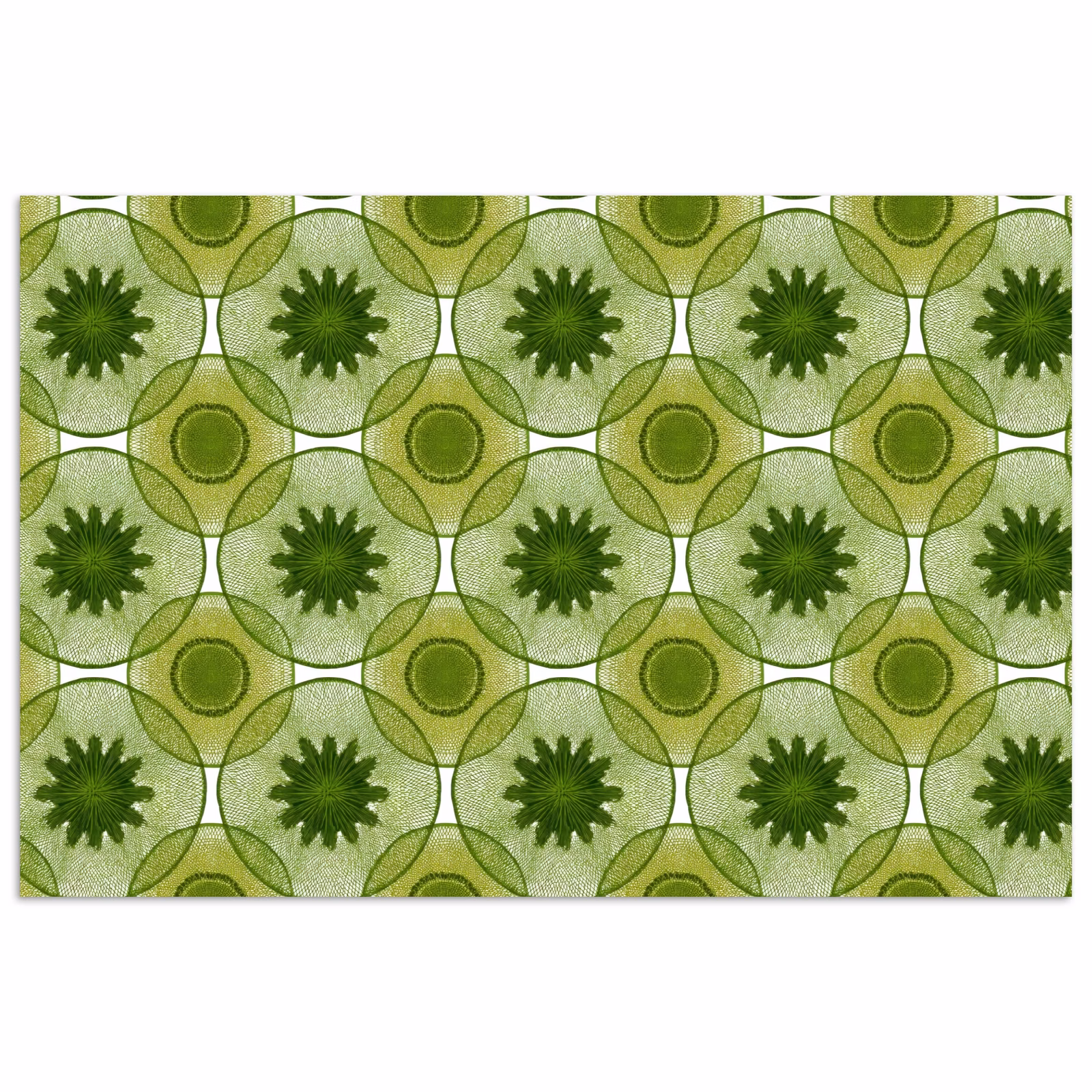 Affiche - Cercles - Motif - Vert — 1