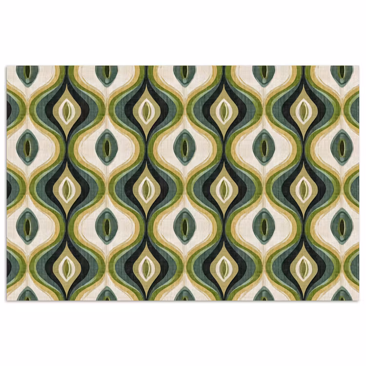 Affiche - Abstrait - Rythmique - Vert — 1