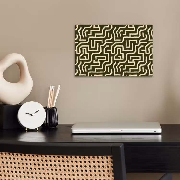 Affiche - Lignes - Abstraites - Vertes — 2