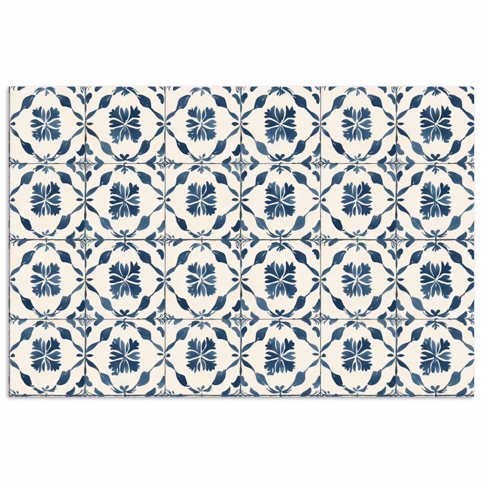 Affiche - Graphique - Carrelage - Bleu — 1