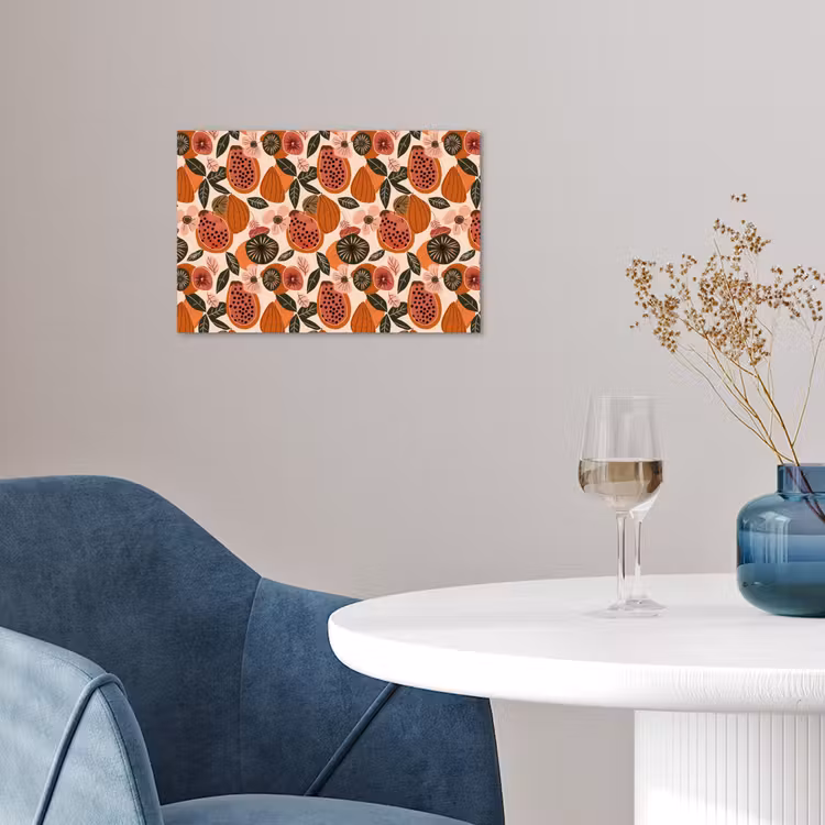 Affiche - Papaye - Fleur - Orange — 4