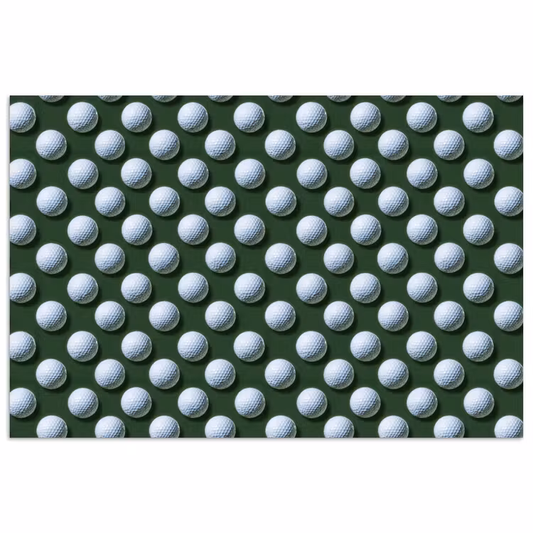 Affiche - Balles - Golf - Vertes — 1