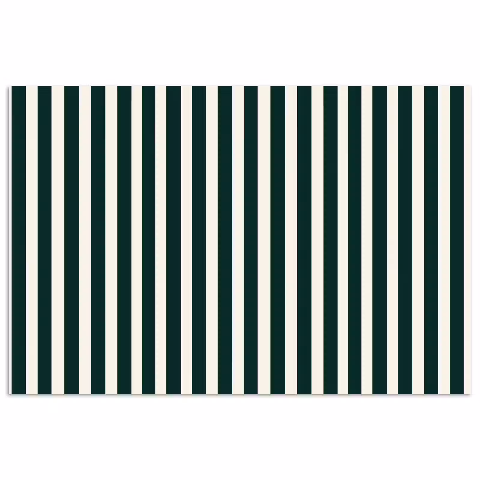 Affiche - Rayures - Classique - Vert — 1