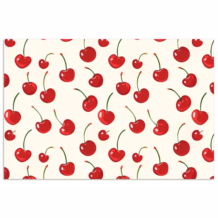 Affiche - Cherry - Minimalist - Red — 1