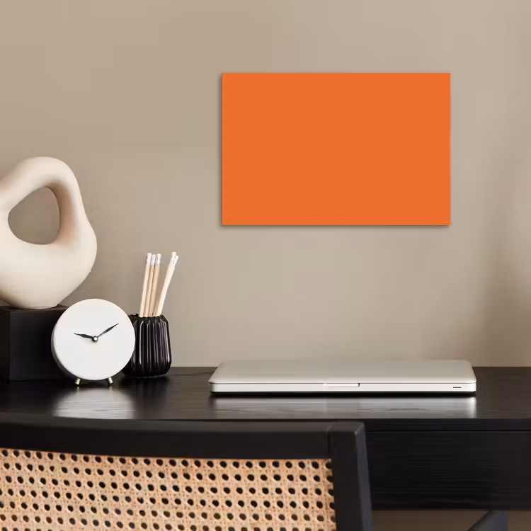 Affiche - Brûlé - Sienne - Orange — 2