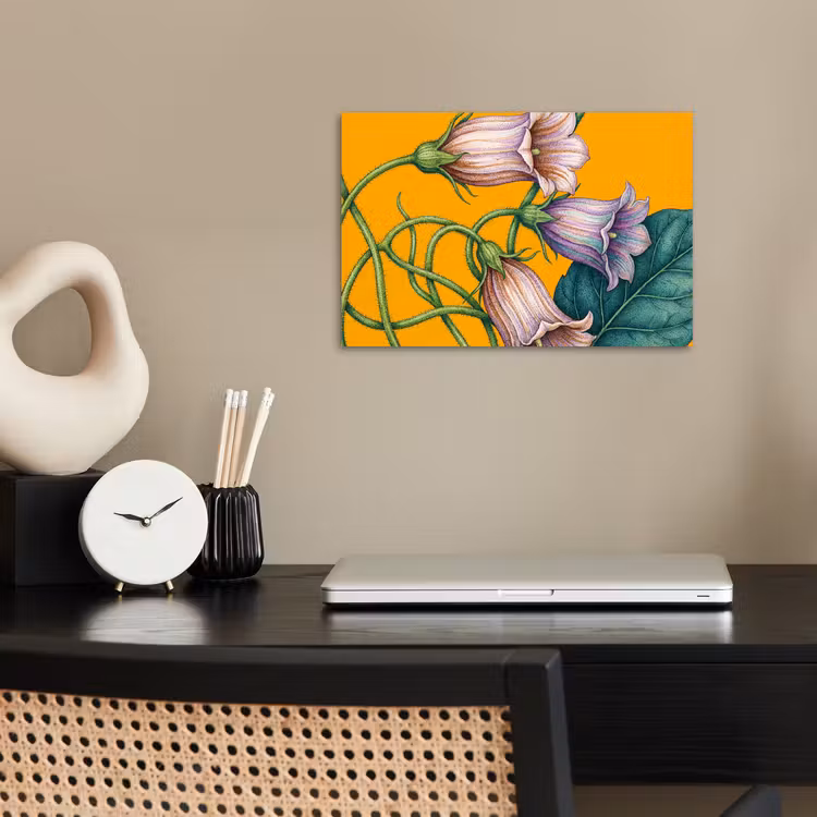 Affiche - Fleurs - Botanique - Jaune — 2