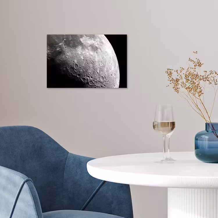 Affiche - Lune - Cratères - Espace — 4