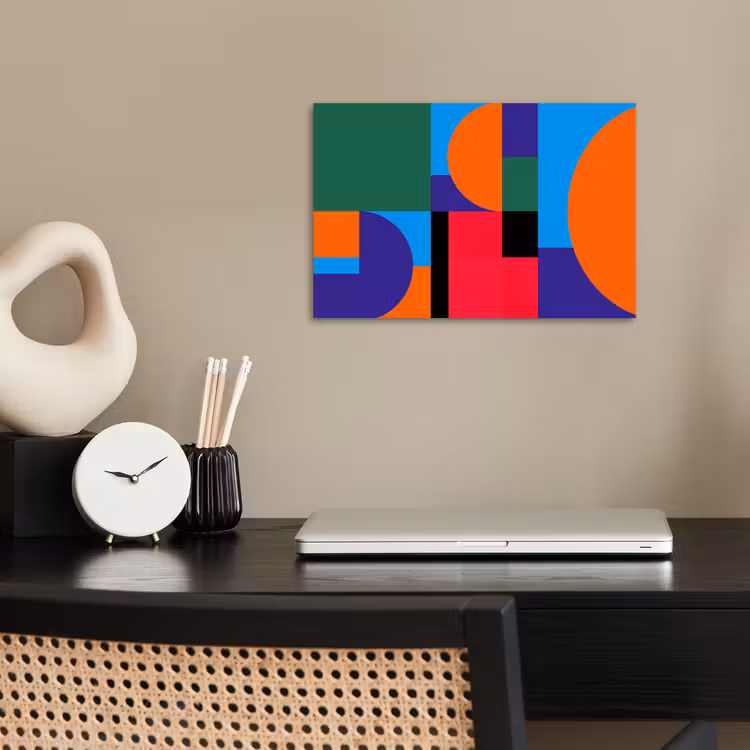 Affiche - Géométrique - Abstrait - Formes - Coloré - Moderne — 2