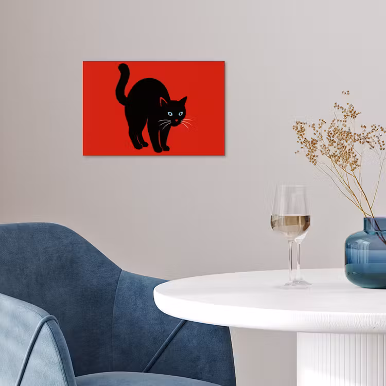 Affiche - Chat - Noir - Queue — 4