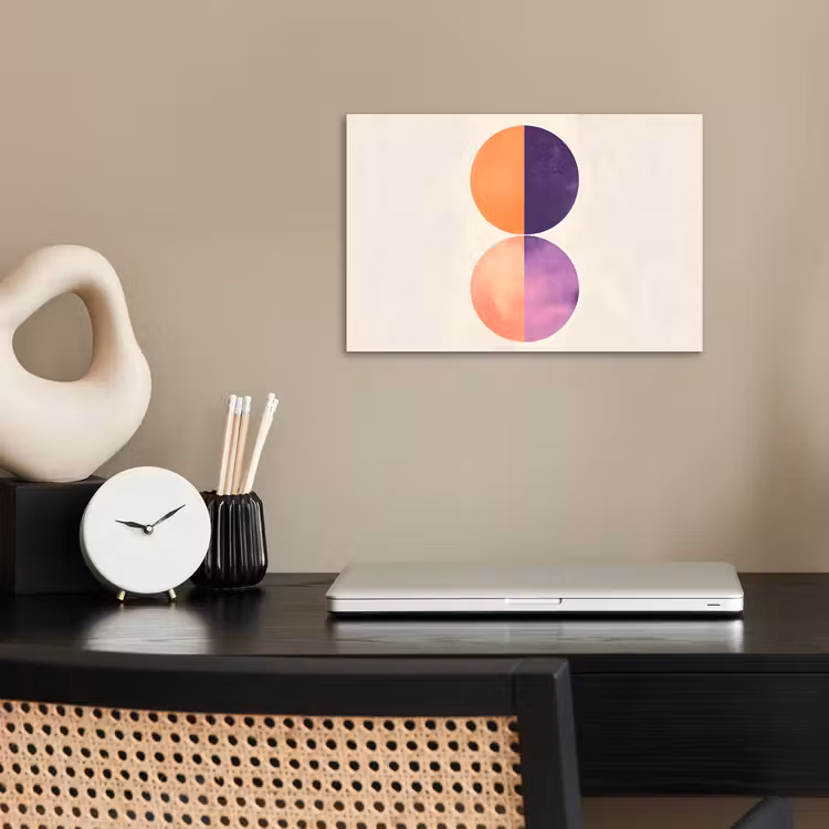 Affiche - Abstrait - Cercles - Violet — 2