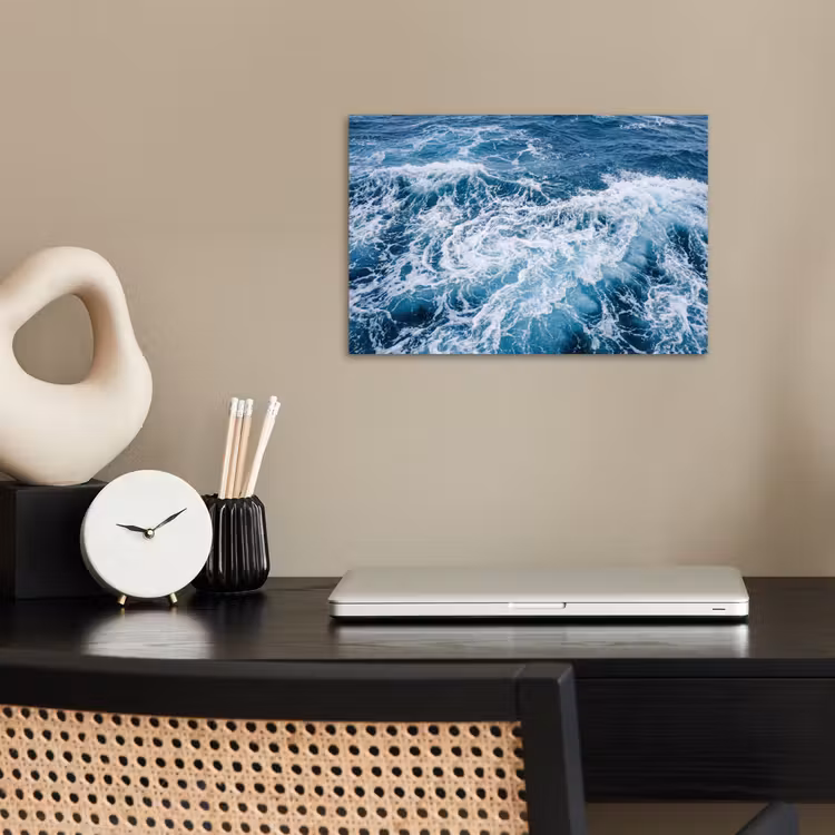 Affiche - Vagues - Océan - Bleu — 2