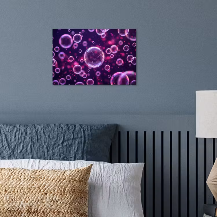 Affiche - Violet - Bulles - Mousse — 3