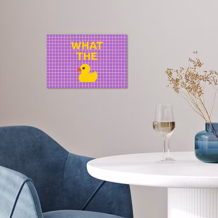 Affiche - Texte - Canard - Violet — 4