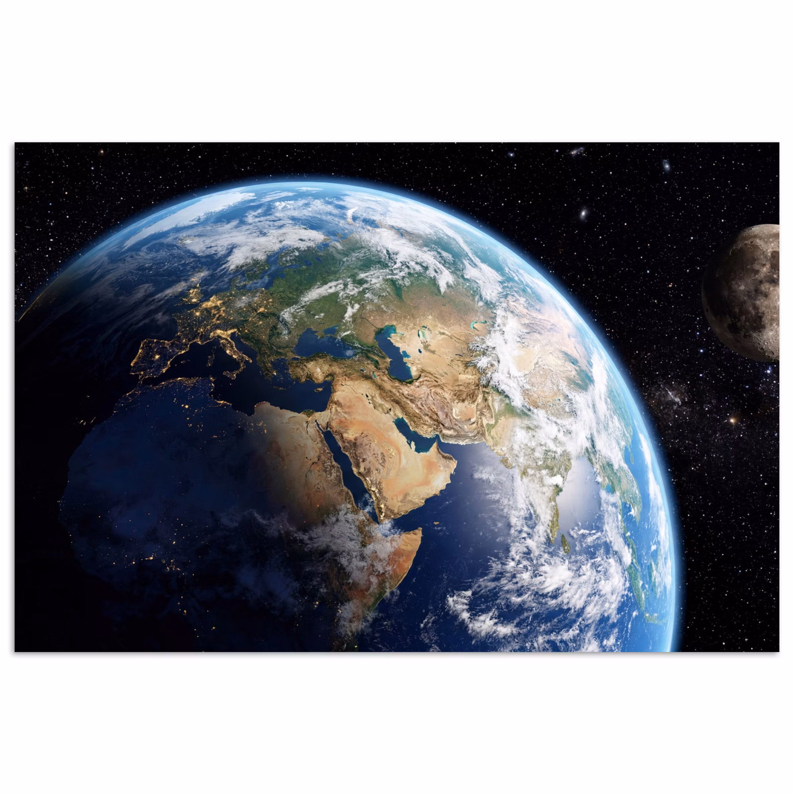 Affiche - Terre - Espace - Bleu - Vert — 1
