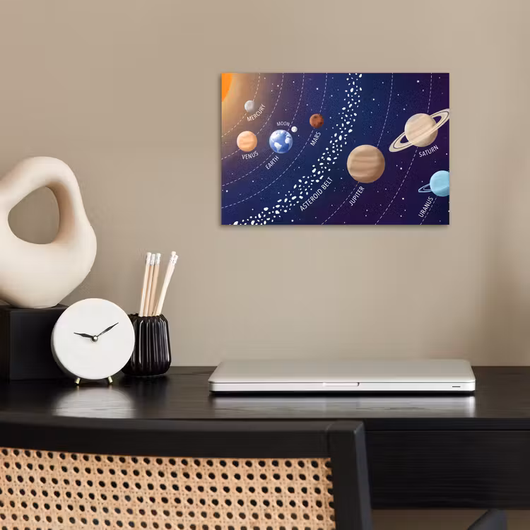 Affiche - Système planétaire - Espace - Illustration — 2