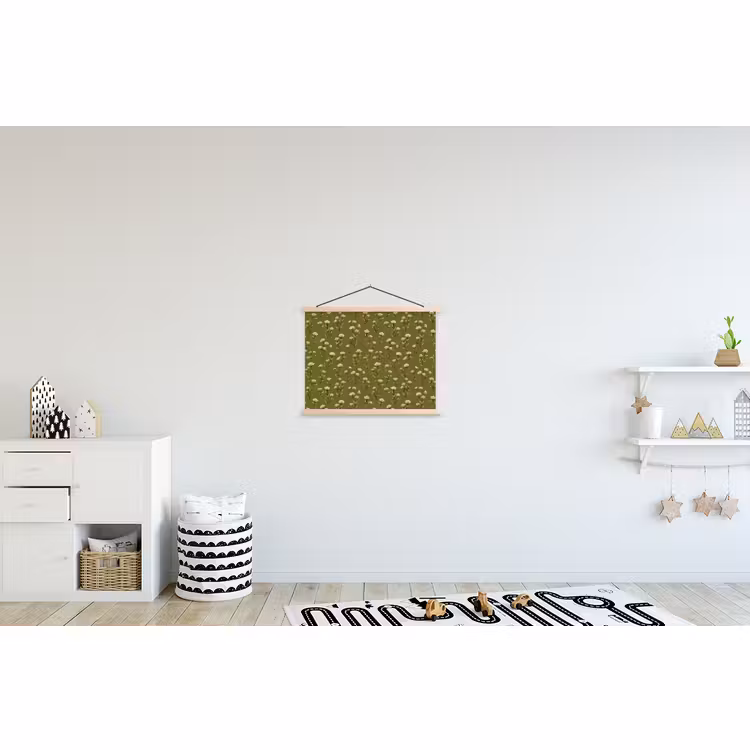 Affiche scolaire - Rustique - Fleurs - Vert — 3
