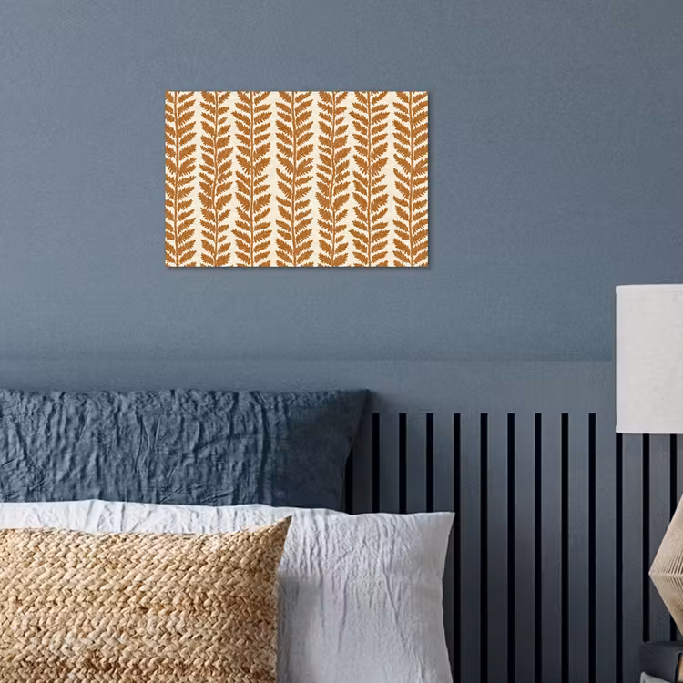 Affiche - Texture - Feuilles - Ocre — 3