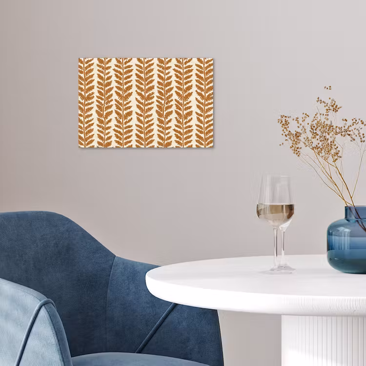Affiche - Texture - Feuilles - Ocre — 4