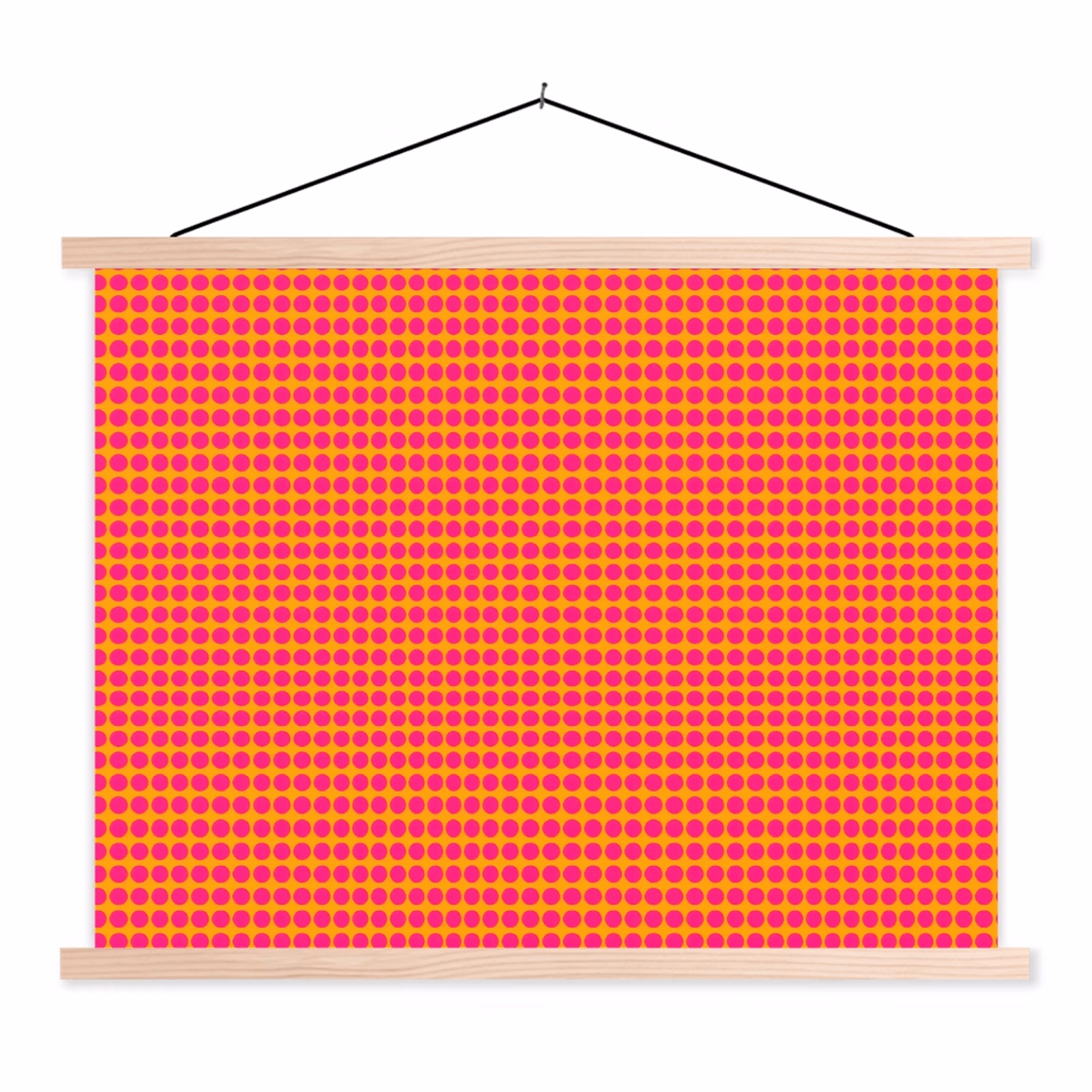 Affiche scolaire - Moderne - Points - Orange — 1