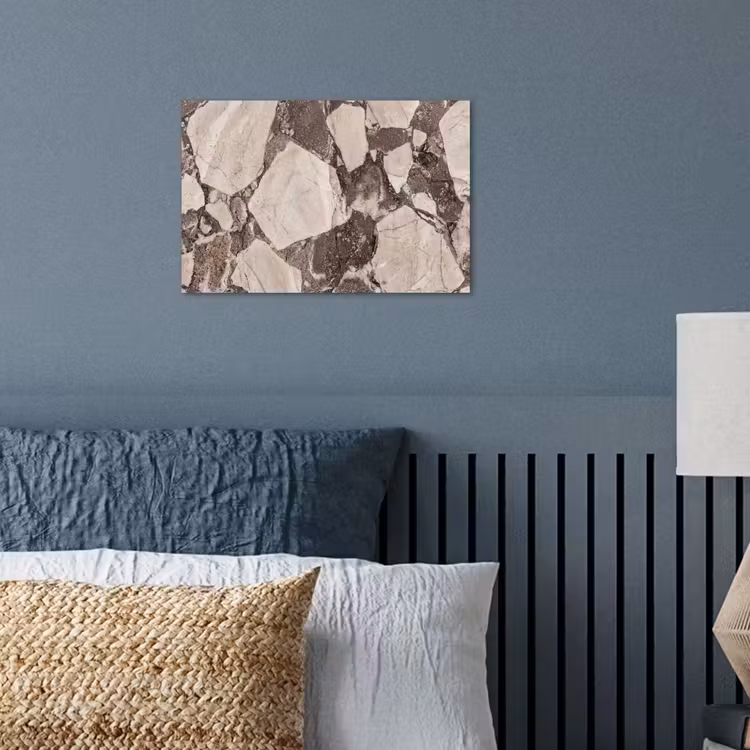 Affiche - Texture - Marbre - Abstrait - Beige - Marron — 3