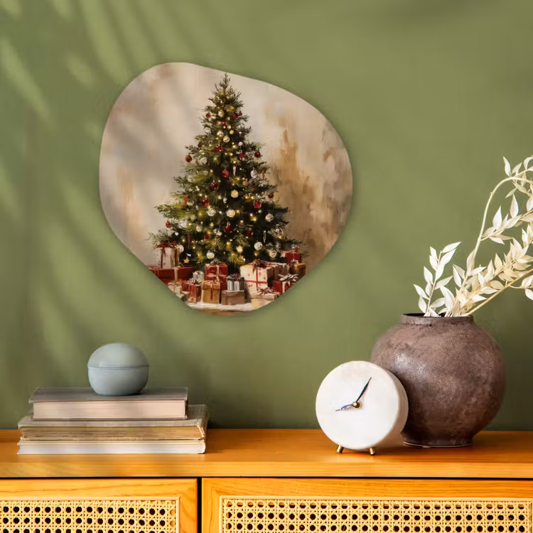 Forme organique - Forex - Arbre de Noël - Décoré - Coloré — 2