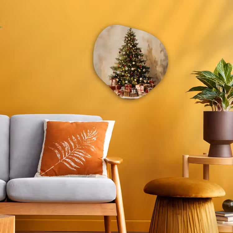 Forme organique - Forex - Arbre de Noël - Décoré - Coloré — 3