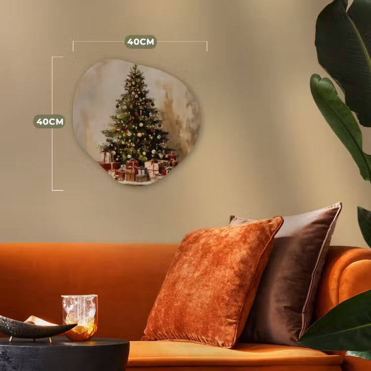 Forme organique - Forex - Arbre de Noël - Décoré - Coloré — 4