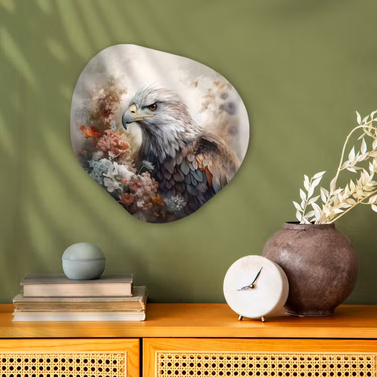 Forme organique - Forex - Aigle - Aigle - Oiseau - Fleurs - Nature — 2